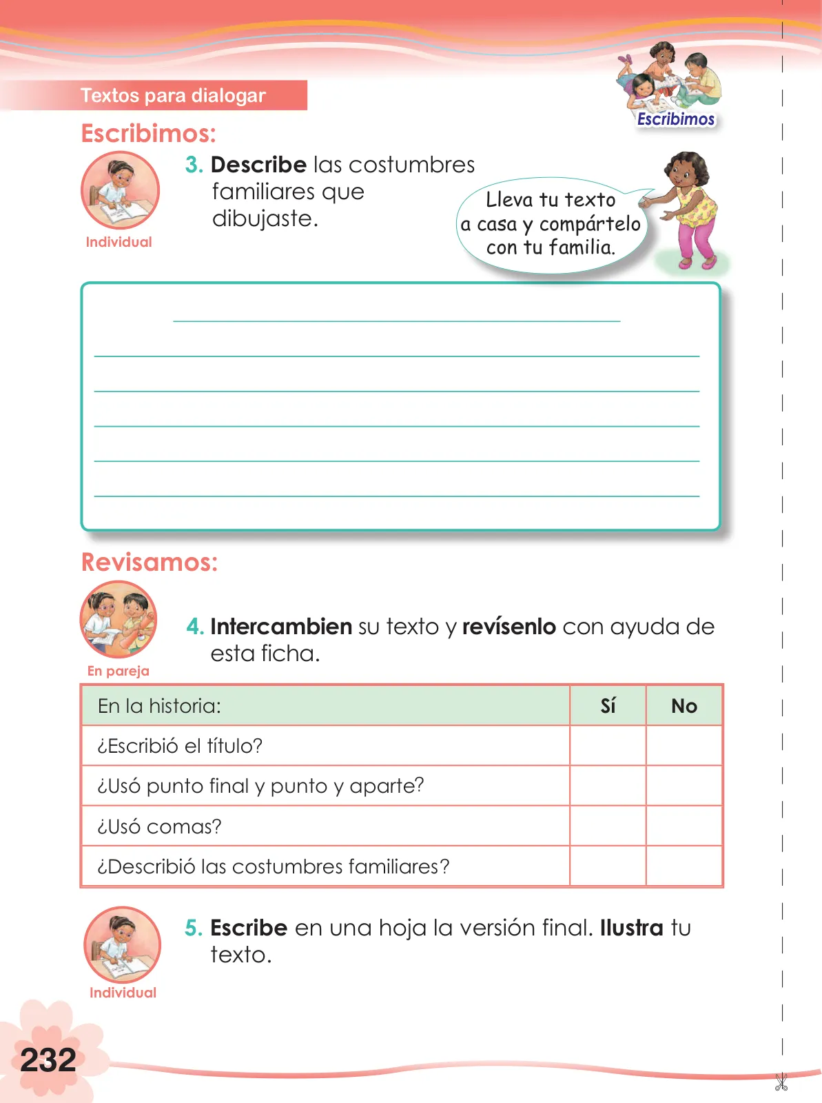 Miniatura página 234 de Comunicación 2 : cuaderno de trabajo para segundo grado de Educación Primaria 2019 · 2019
