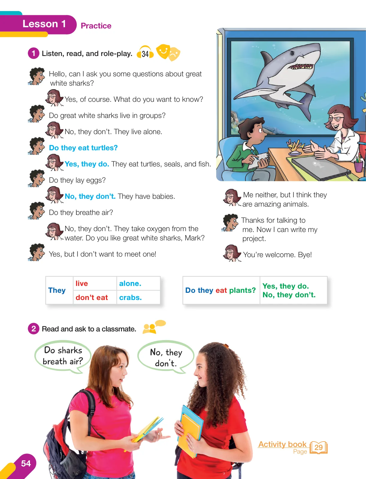 Miniatura página 56 de Inglés – Quinto Básico | Texto del Estudiante MINEDUC – Descargar PDF · 2024