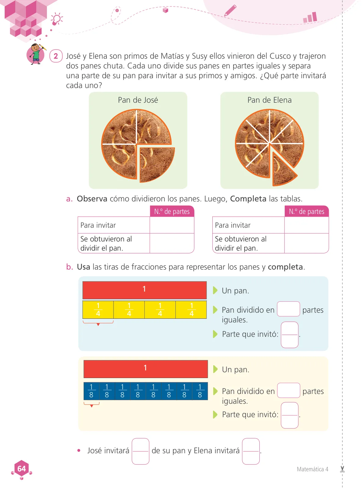 Miniatura página 66 de Matemática 4 : cuaderno de trabajo para cuarto grado de Educación Primaria 2019 · 2019