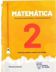 Portada de Matemática · 2 EGB · 2025