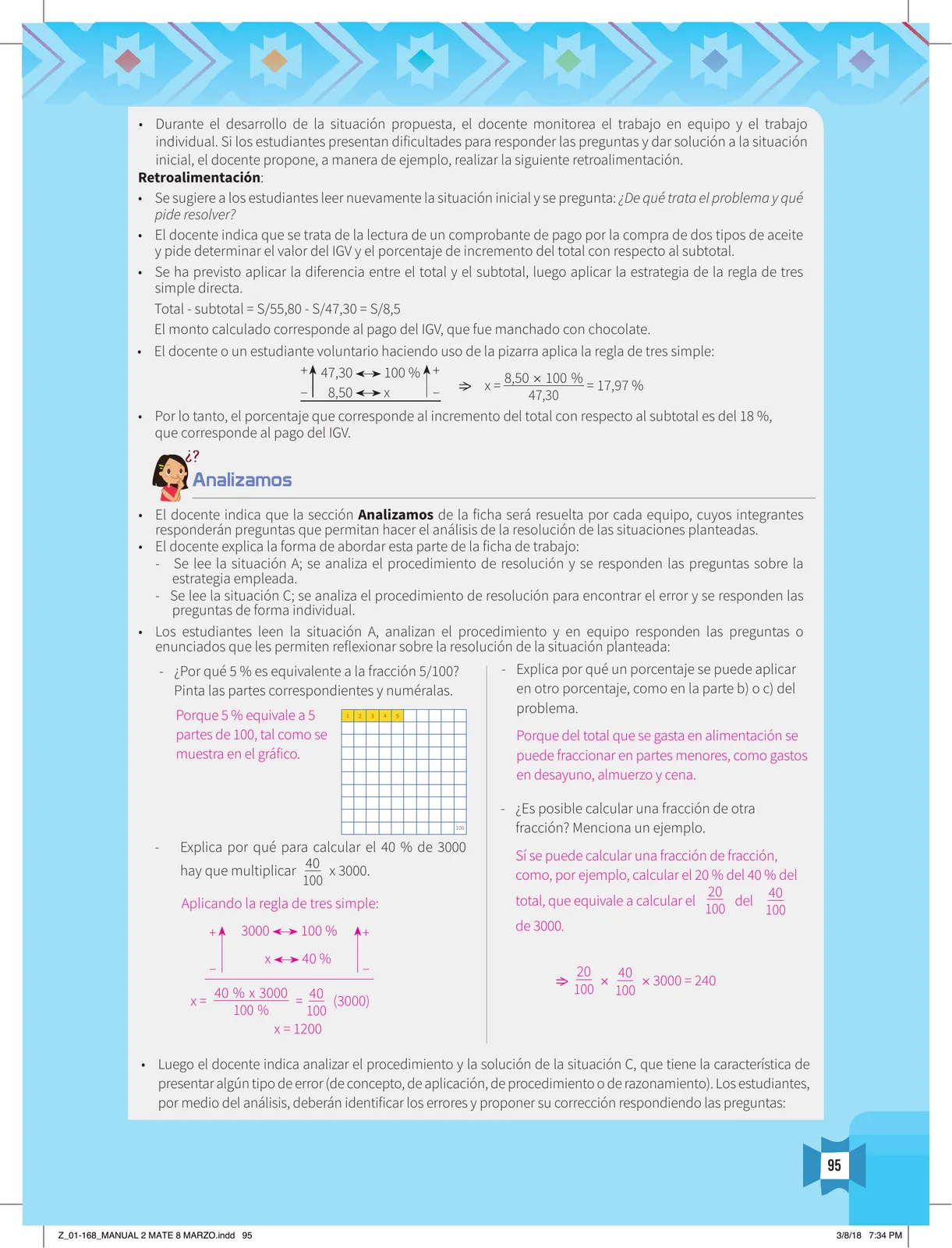 Miniatura página 97 de Resolvamos problemas 2 : manual para el docente 2018 · 2018