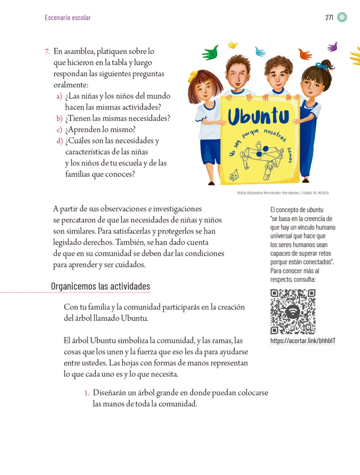 Página 274 de Proyectos Escolares. Libro de Educación Primaria Grado 5° Ciclo Escolar 2025 - 2026