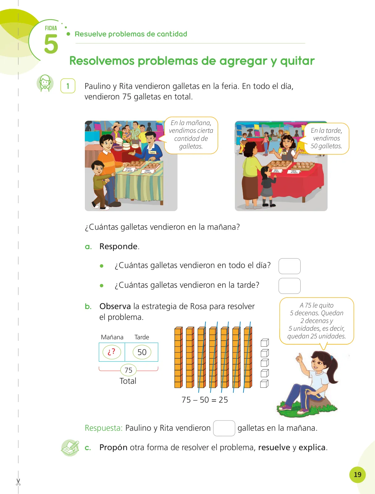 Página 21 de Cuadernillo de Matemática 4, cuarto grado de Primaria · 2023