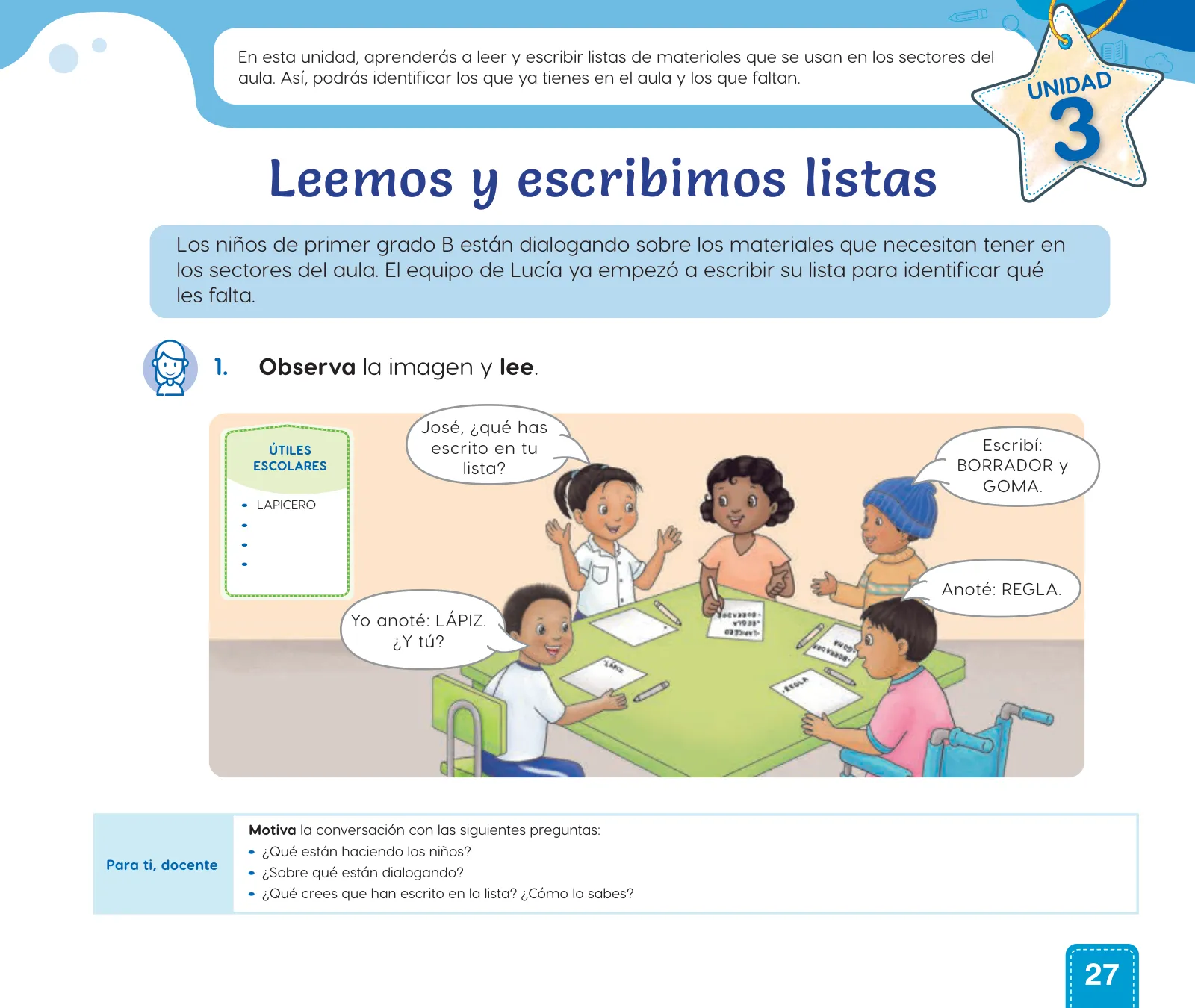 Miniatura página 29 de Cuadernillo de Comunicación 1, primer grado de Primaria · 2023