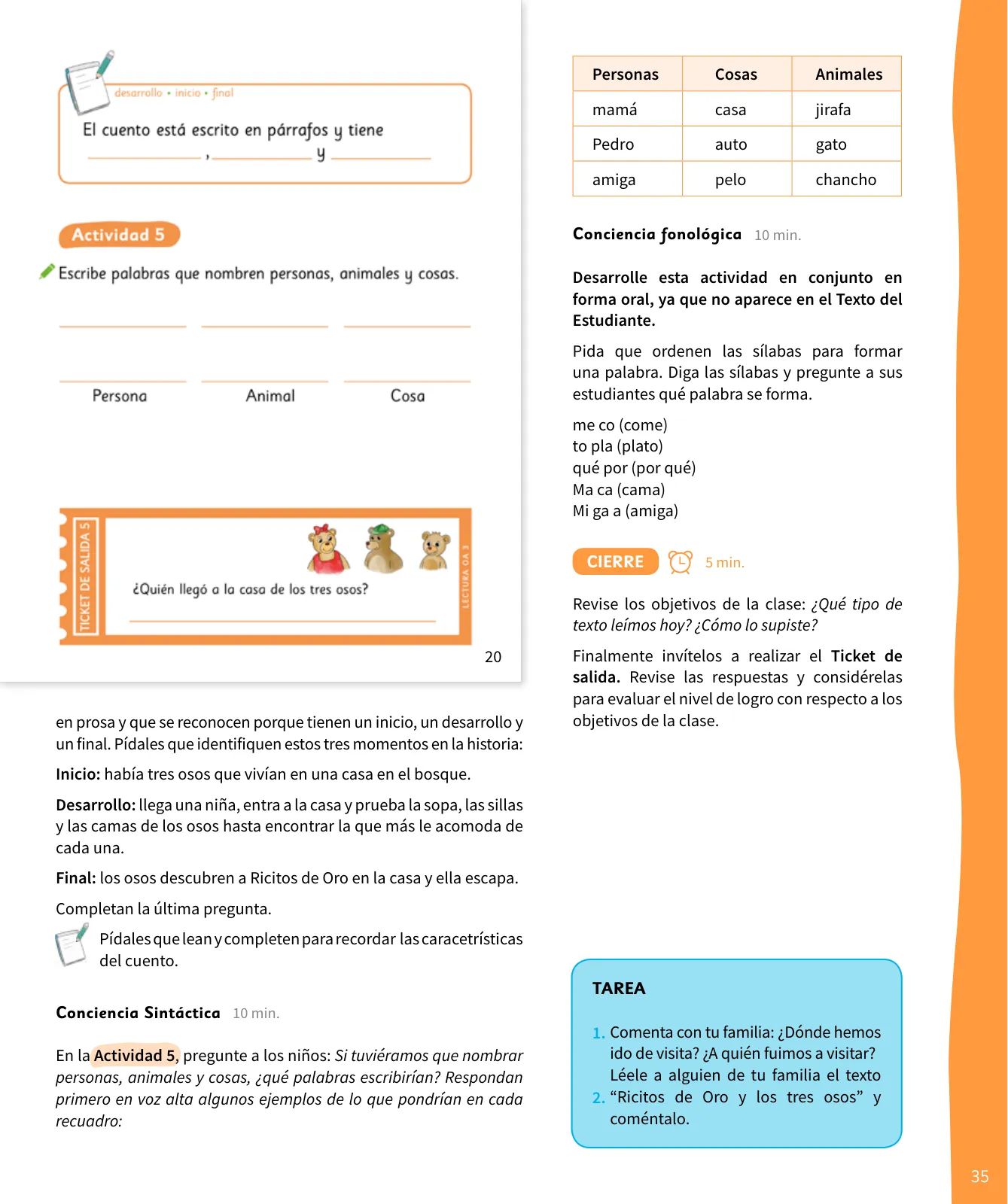 Página 36 de Lenguaje y Comunicación – Segundo Básico – Texto del Estudiante MINEDUC – Descargar PDF · 2024