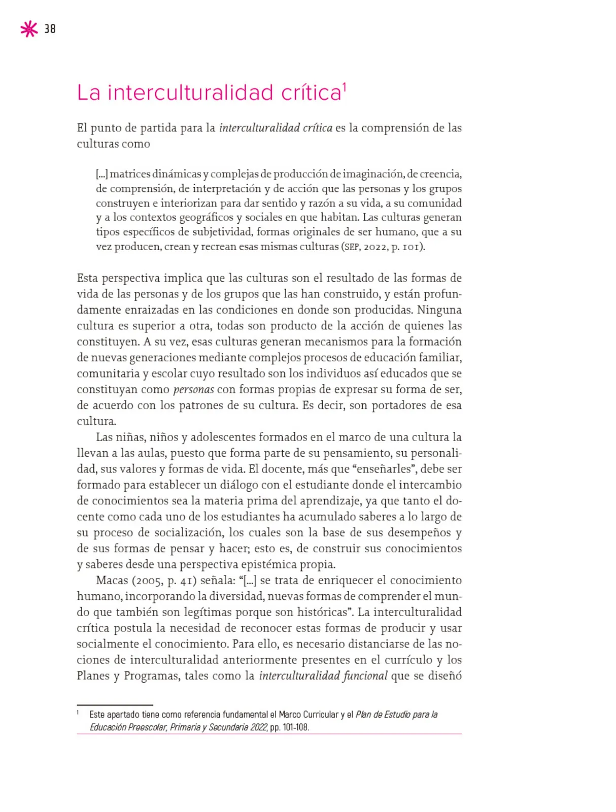 Página 39 de Un libro sin recetas, para la maestra y el maestro. Fase 5  Libro de Educación Primaria Grado 5°, 6°  Ciclo Escolar 2025 - 2026