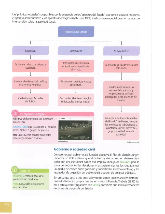 Página 219 de Estudios Sociales 10° · Egb 10 Estudios Sociales 2025 · 2025