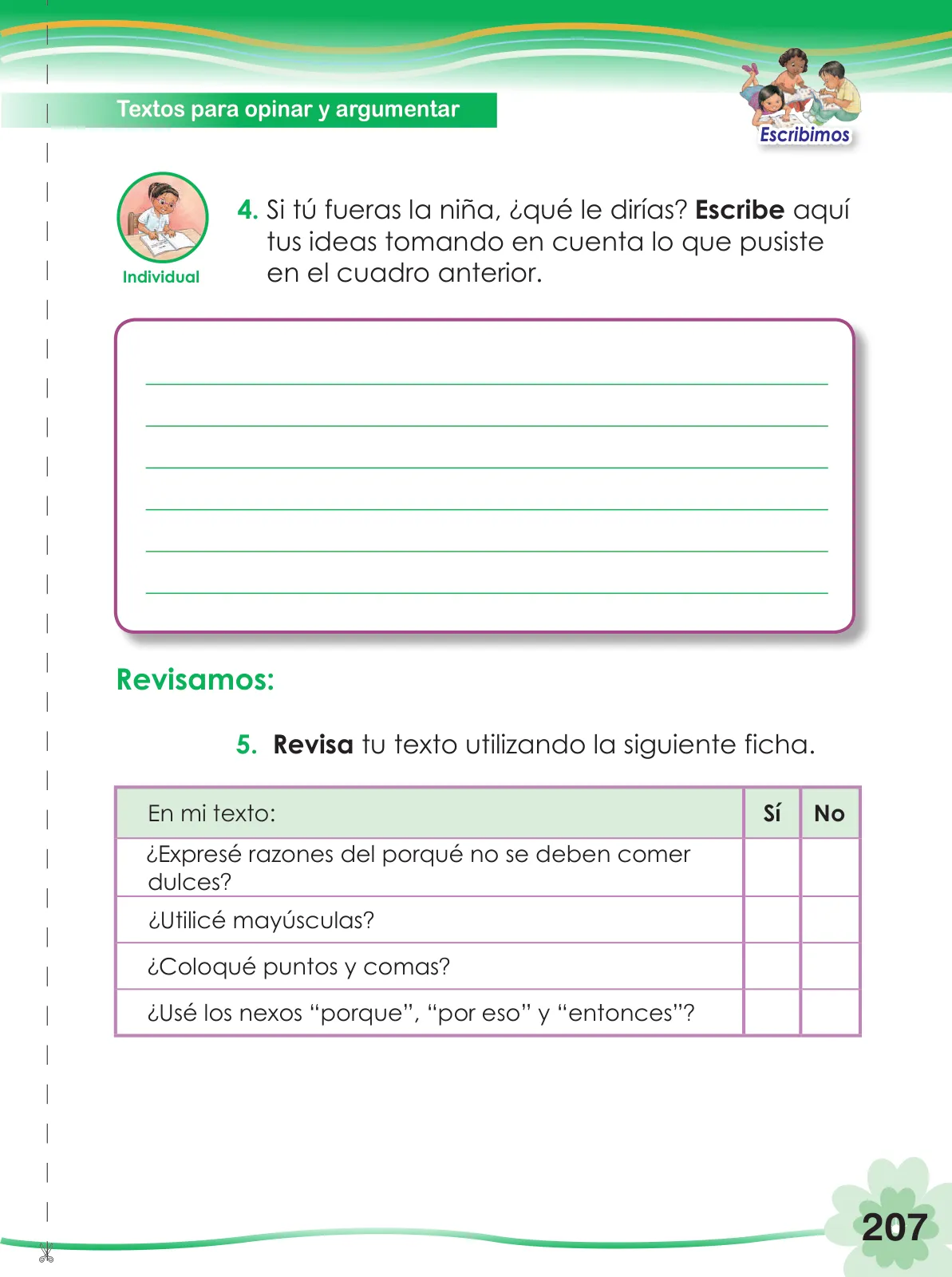 Miniatura página 209 de Comunicación 2 : cuaderno de trabajo para segundo grado de Educación Primaria 2019 · 2019