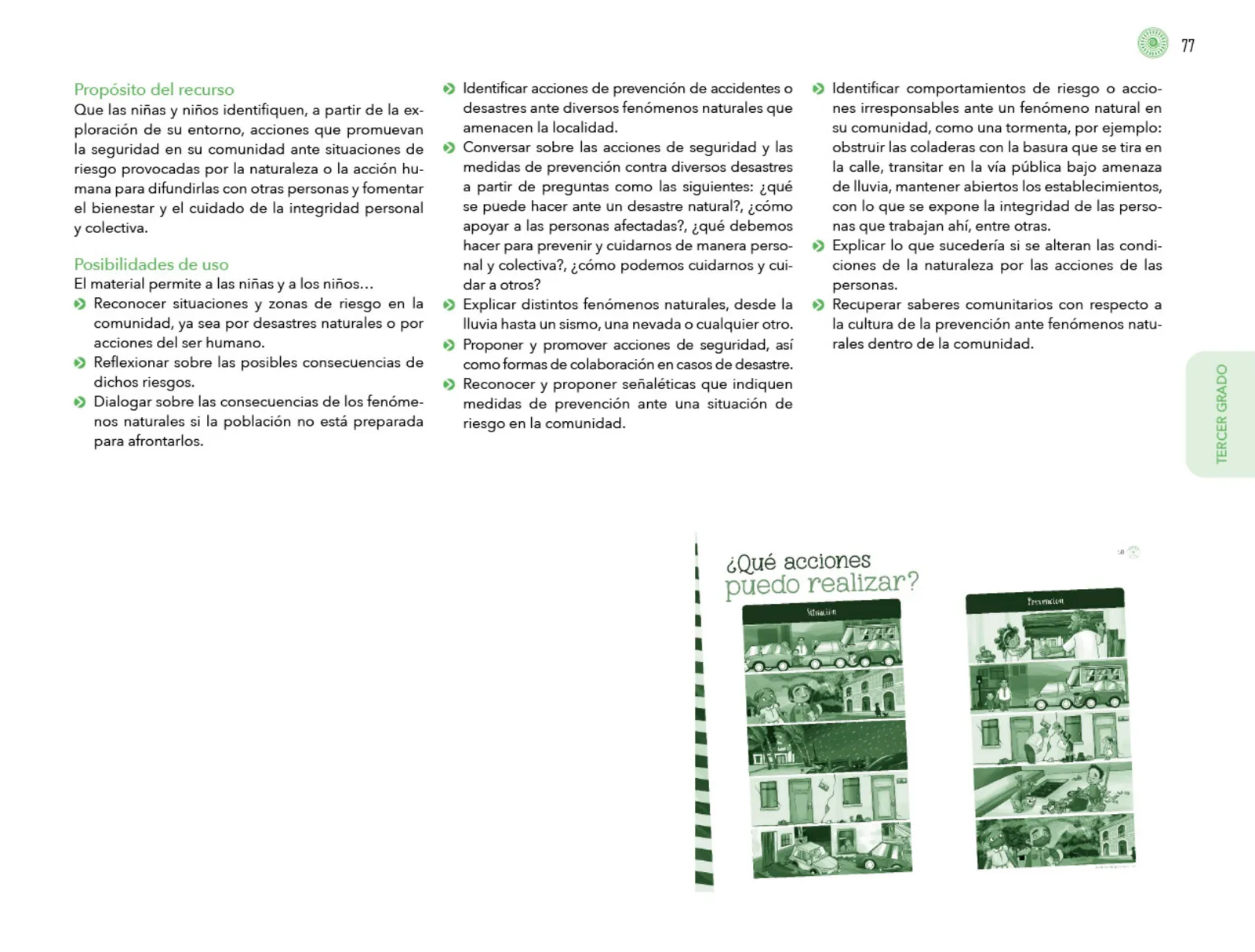 Página 78 de Posibilidades de trabajo para la acción transformadora y el codiseño. Ficheros. Fase 2  Libro de Educación Preescolar Grado 1°, 2°, 3°  Ciclo Escolar 2025 - 2026