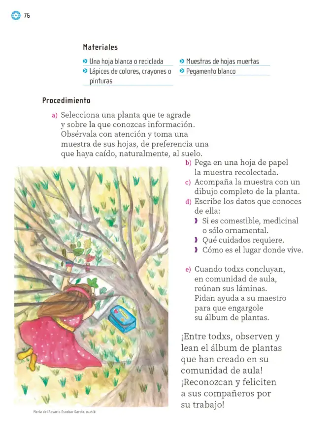 Página 77 de Proyectos Escolares. Libro de Educación Primaria Grado 1° Ciclo Escolar 2025 - 2026