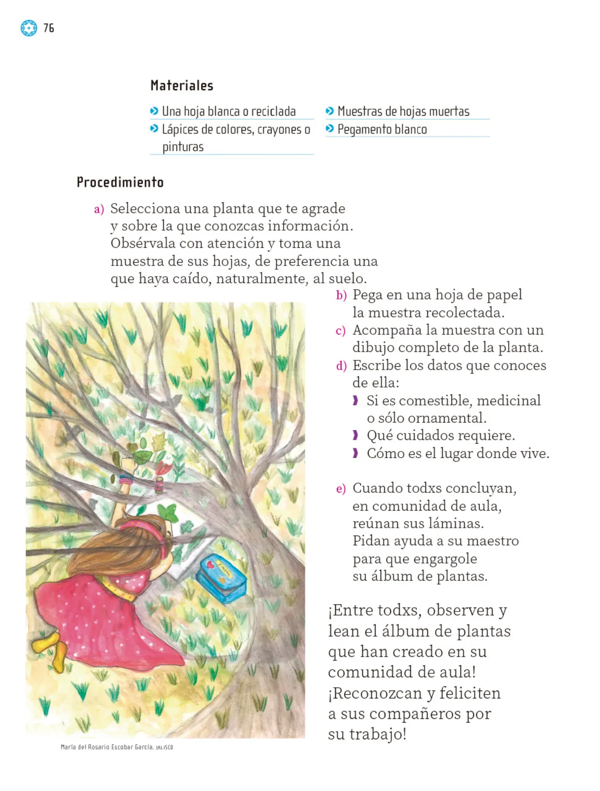 Miniatura página 77 de Proyectos Escolares.   Libro de Educación Primaria Grado 1°  Ciclo Escolar 2025 - 2026