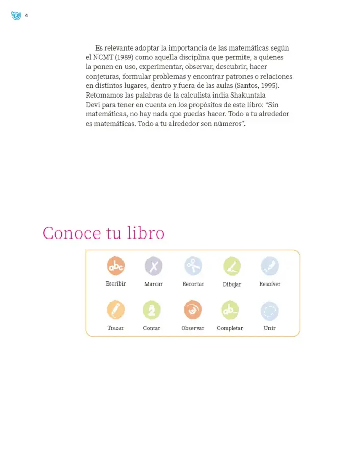 Página 5 de Múltiples lenguajes. Trazos y números. Libro de Educación Primaria Grado 1° Ciclo Escolar 2025 - 2026