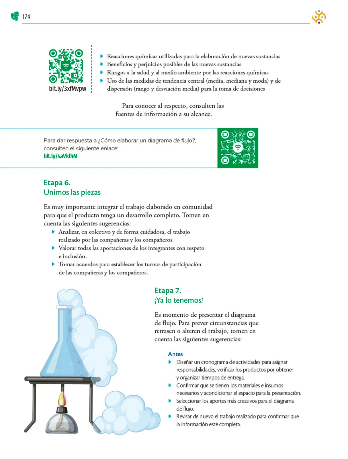 Página 125 de Colección Nanahuatzin. Nuestro libro de Proyectos. Tomo III. Libro de Educación Telesecundaria Grado 3° Ciclo Escolar 2025 - 2026