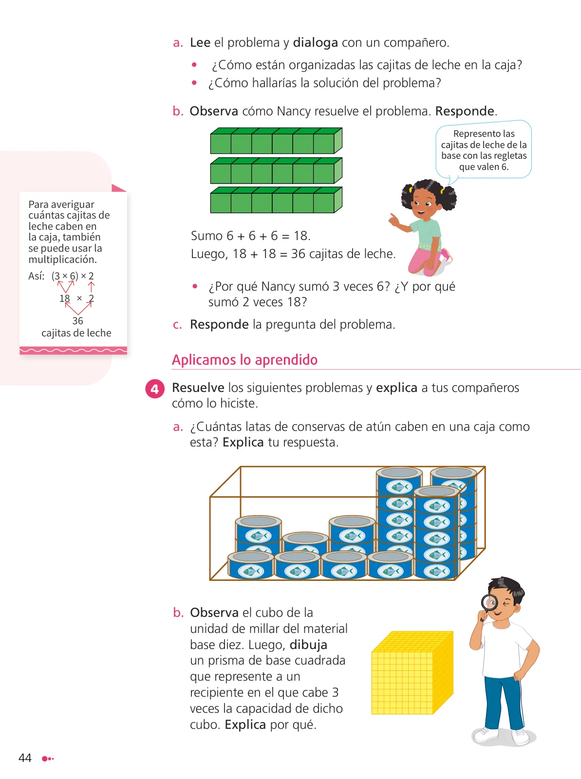 Página 46 de Texto de Matemática 4. Cuarto grado de Primaria · 2024
