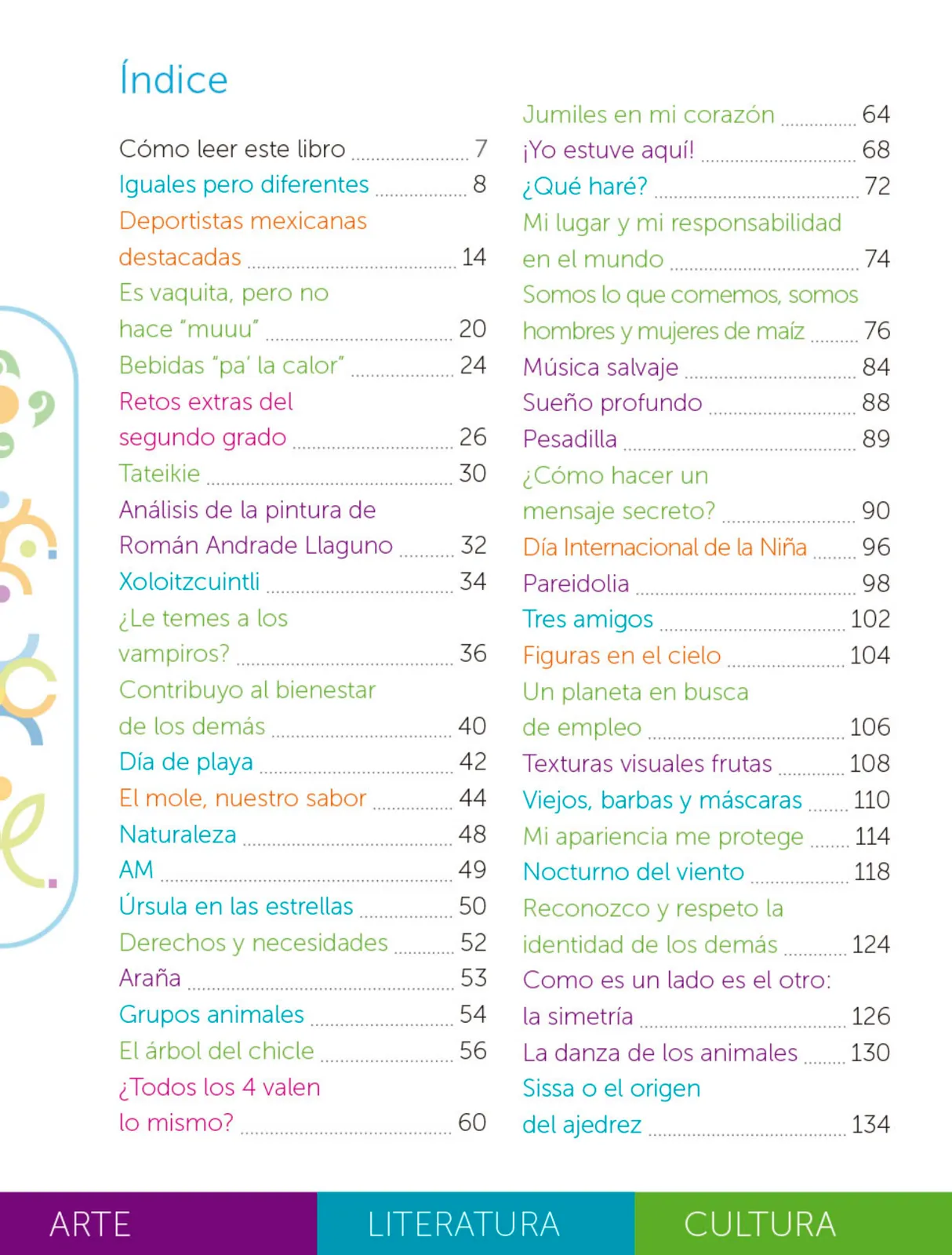 Página 5 de Múltiples lenguajes. Libro de Educación Primaria Grado 2° Ciclo Escolar 2025 - 2026