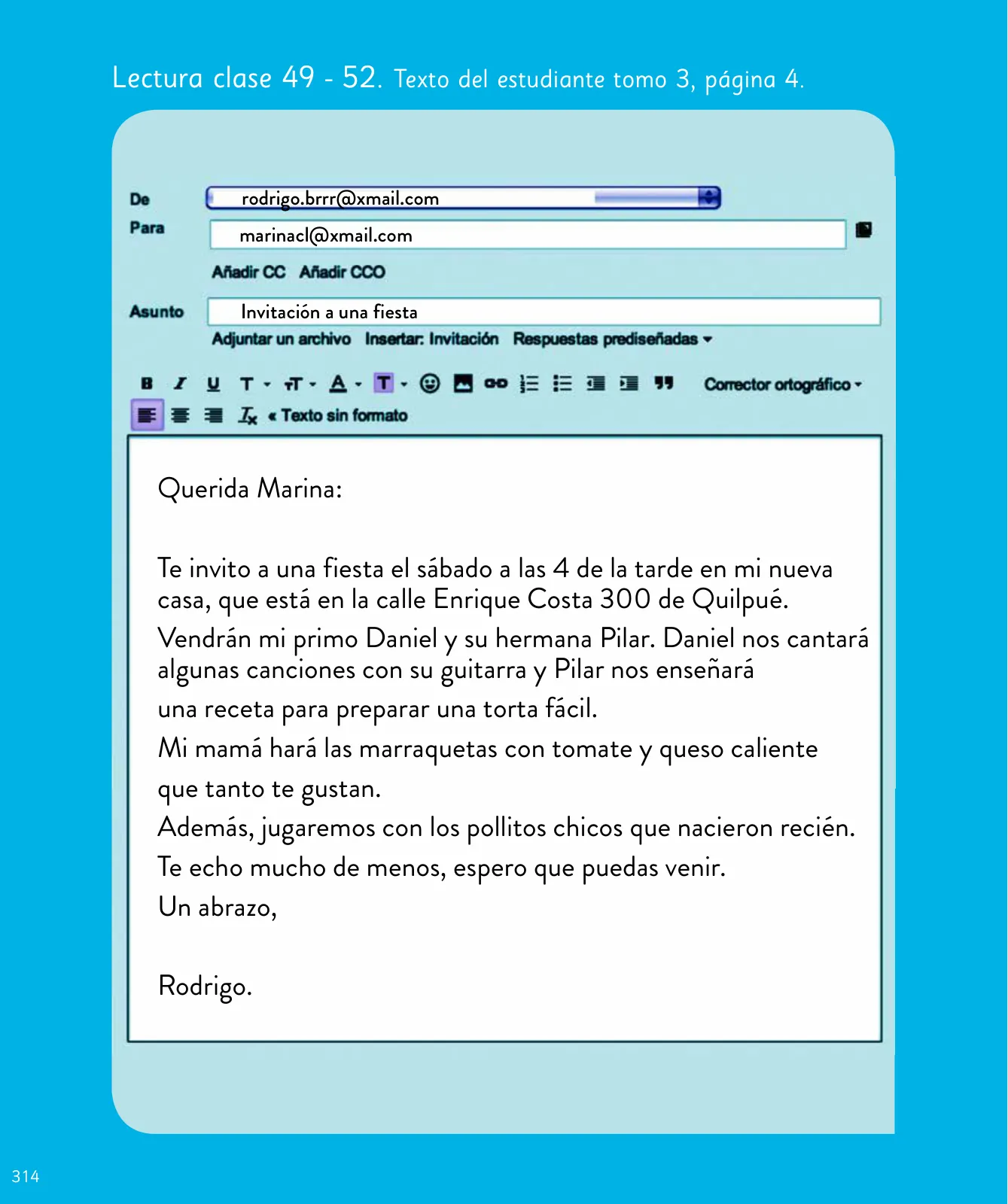 Página 315 de Lenguaje y Comunicación – Segundo Básico – Texto del Estudiante MINEDUC – Descargar PDF · 2024