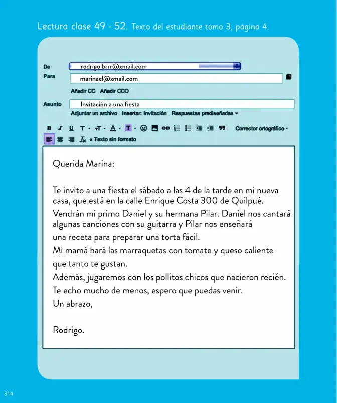 Página 315 de Lenguaje y Comunicación – Segundo Básico – Texto del Estudiante MINEDUC – Descargar PDF · 2024