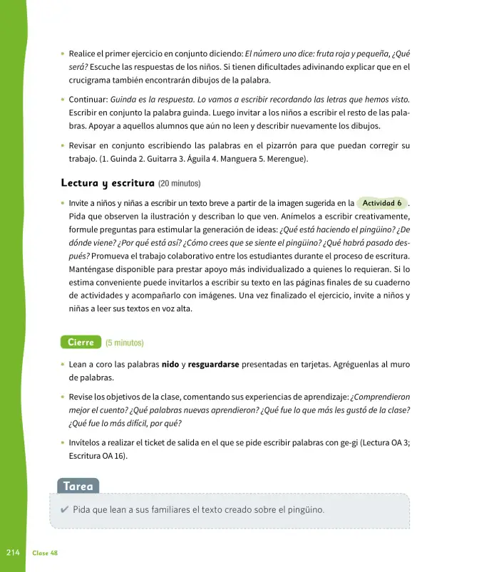 Página 215 de Lenguaje y Comunicación – Primero Básico | Texto del Estudiante MINEDUC – Descargar PDF · 2024