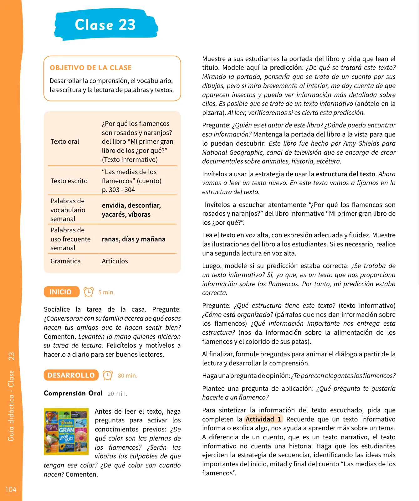 Página 105 de Lenguaje y Comunicación – Segundo Básico – Texto del Estudiante MINEDUC – Descargar PDF · 2024
