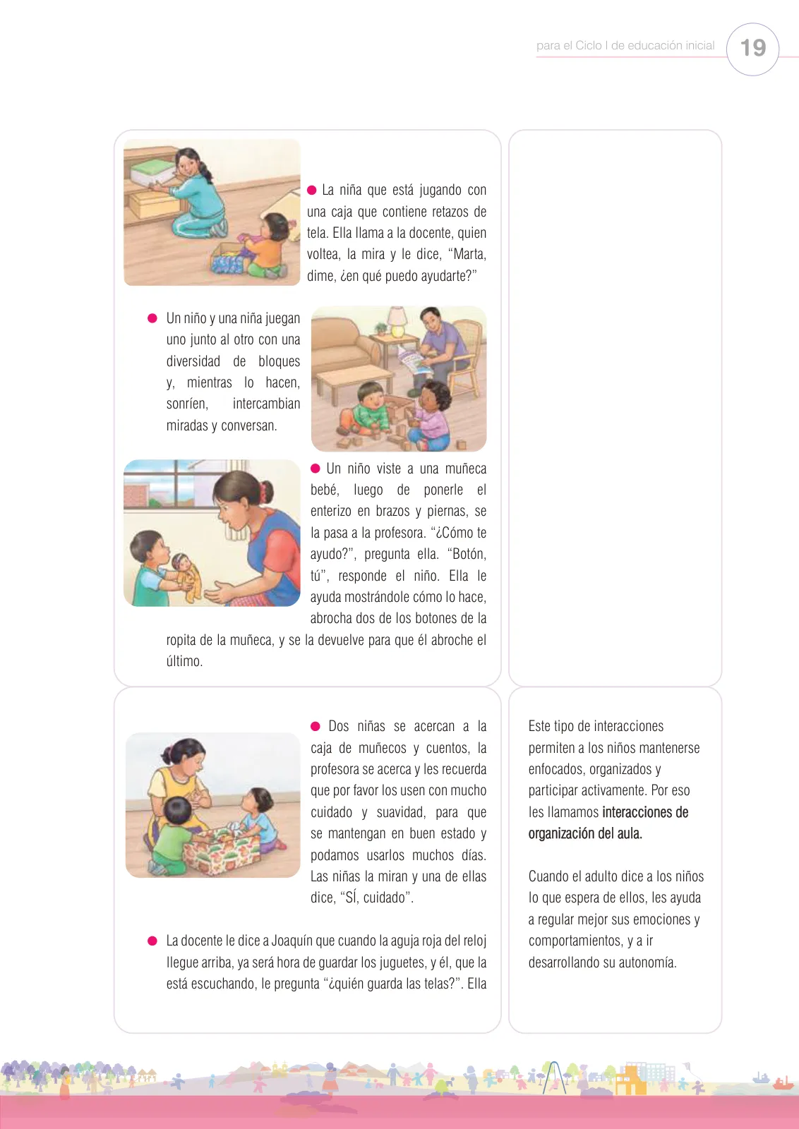 Página 21 de Juego e interacción en el hogar y en el aula. Cartilla con orientaciones para el Ciclo I de Educación Inicial · 2024
