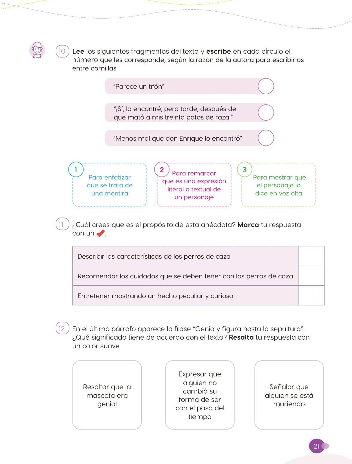 Miniatura página 23 de Cuadernillo de Comunicación 6. Sexto grado de Primaria · 2024