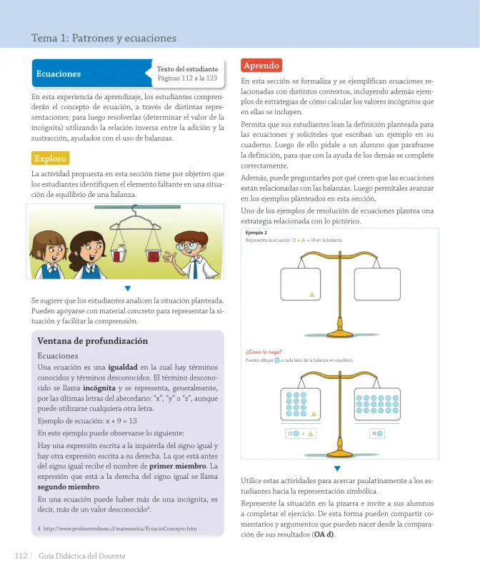 Página 114 de Matemática – Tercero Básico | Texto del Estudiante MINEDUC – Descargar PDF · 2024