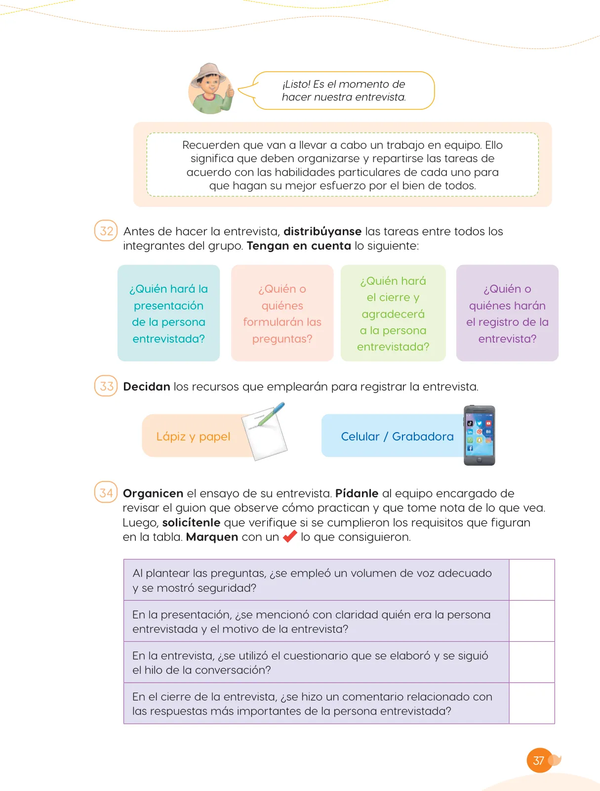 Miniatura página 39 de Cuadernillo de Comunicación 6, sexto grado de Primaria · 2023