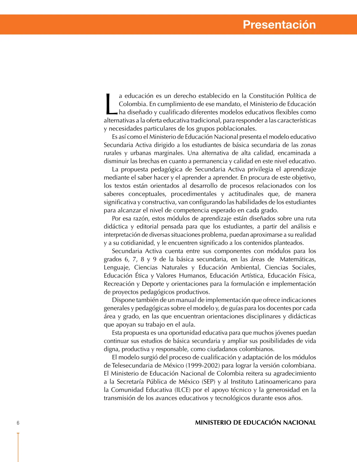 Miniatura página 6 de Ciencias Naturales 8° · Secundaria Activa