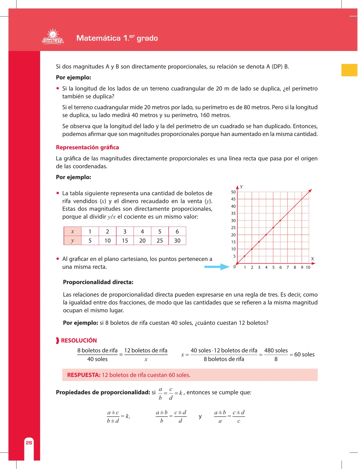 Página 26 de Matemática 1 : cuaderno de reforzamiento pedagógico - JEC · 2016