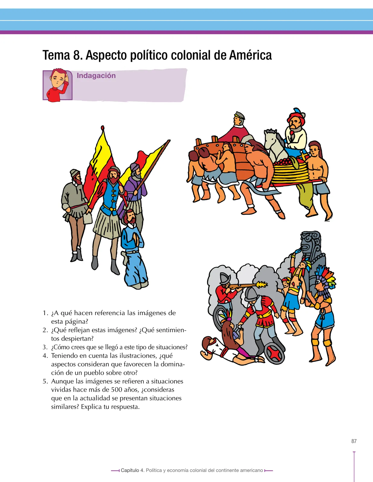 Miniatura página 87 de Ciencias Sociales 8° · Secundaria Activa