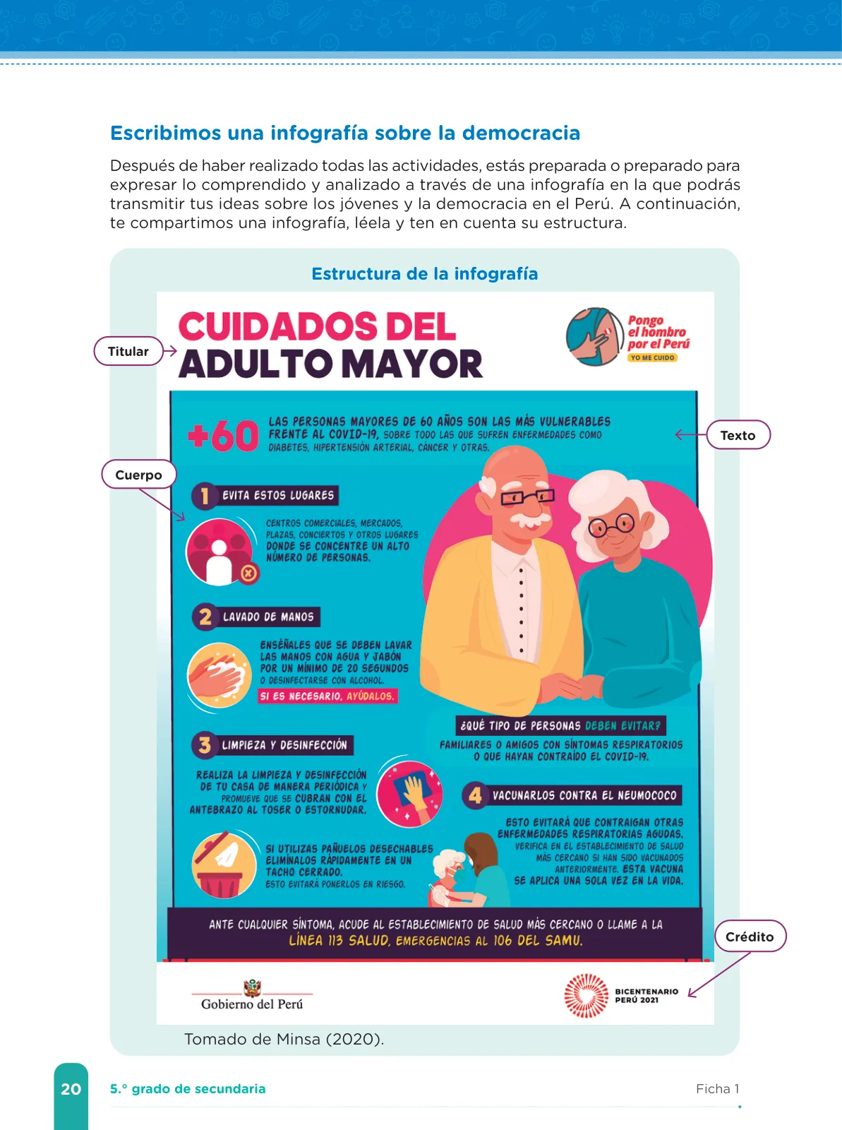 Miniatura página 22 de Fichas de aprendizaje de Comunicación 5 · 2024