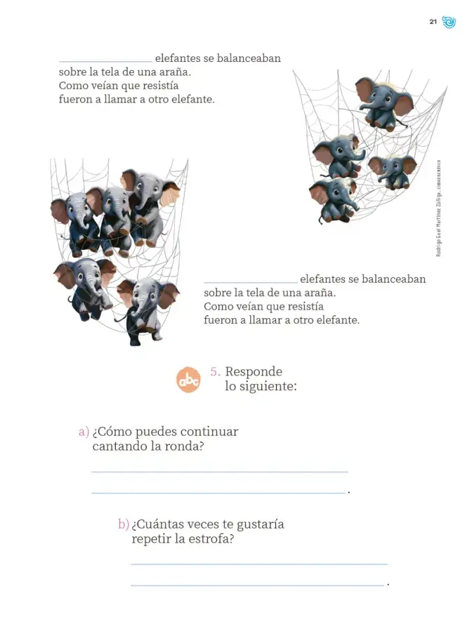 Página 22 de Múltiples lenguajes. Trazos y palabras. Libro de Educación Primaria Grado 2° Ciclo Escolar 2025 - 2026