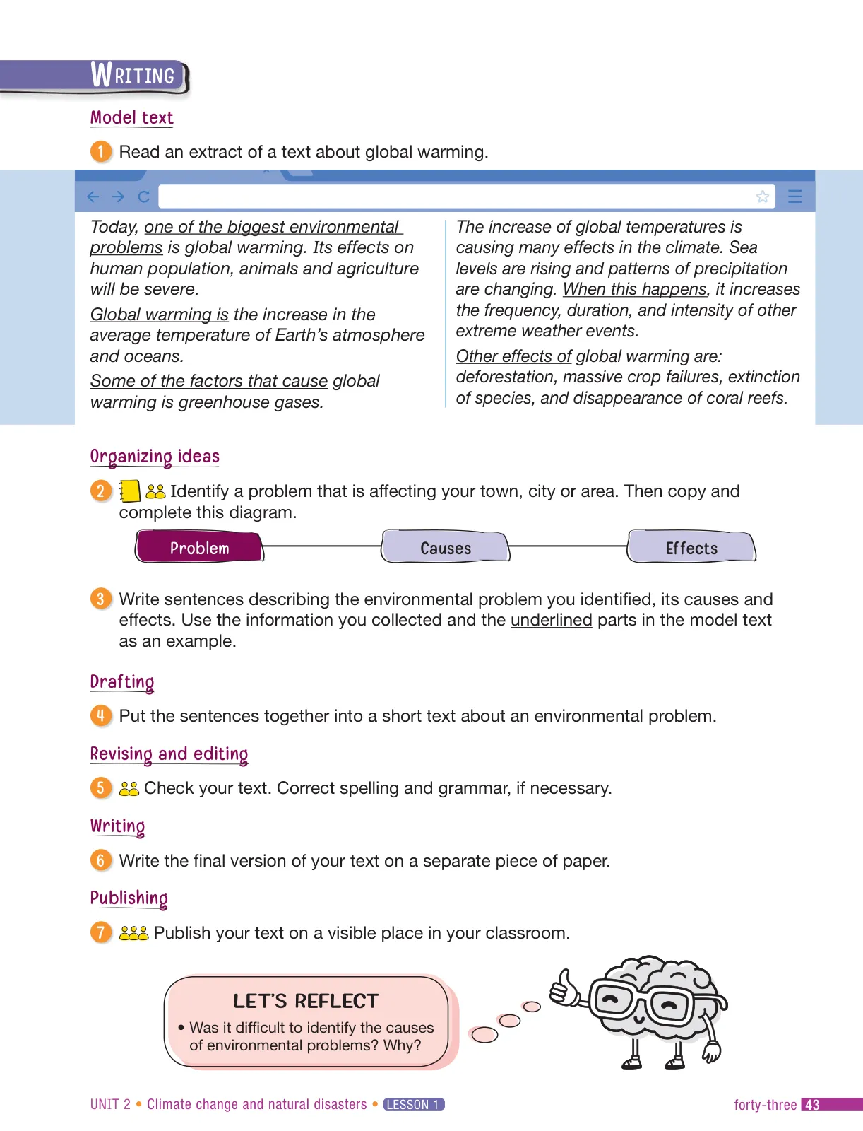 Miniatura página 45 de Inglés – Séptimo Básico | Student’s Book MINEDUC – Descargar PDF · 2024