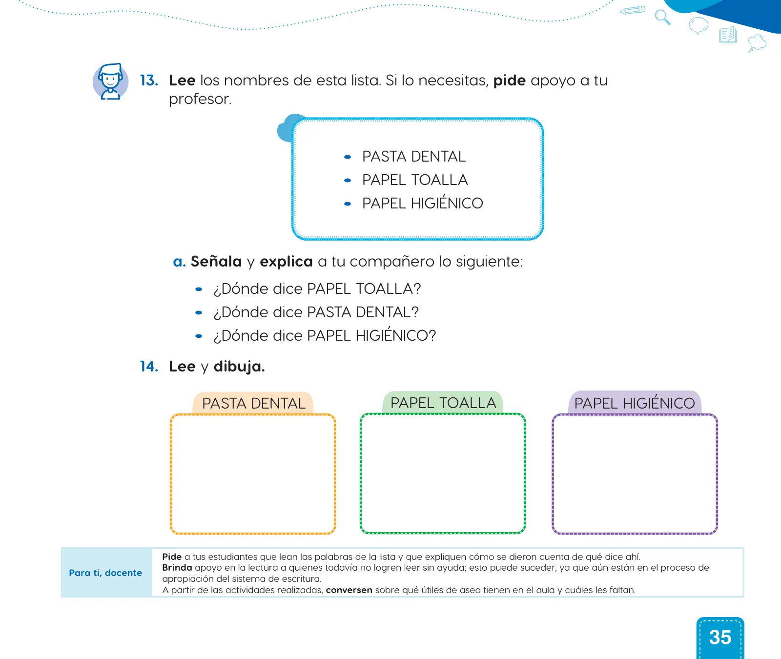 Miniatura página 37 de Cuadernillo de Comunicación 1, primer grado de Primaria · 2023