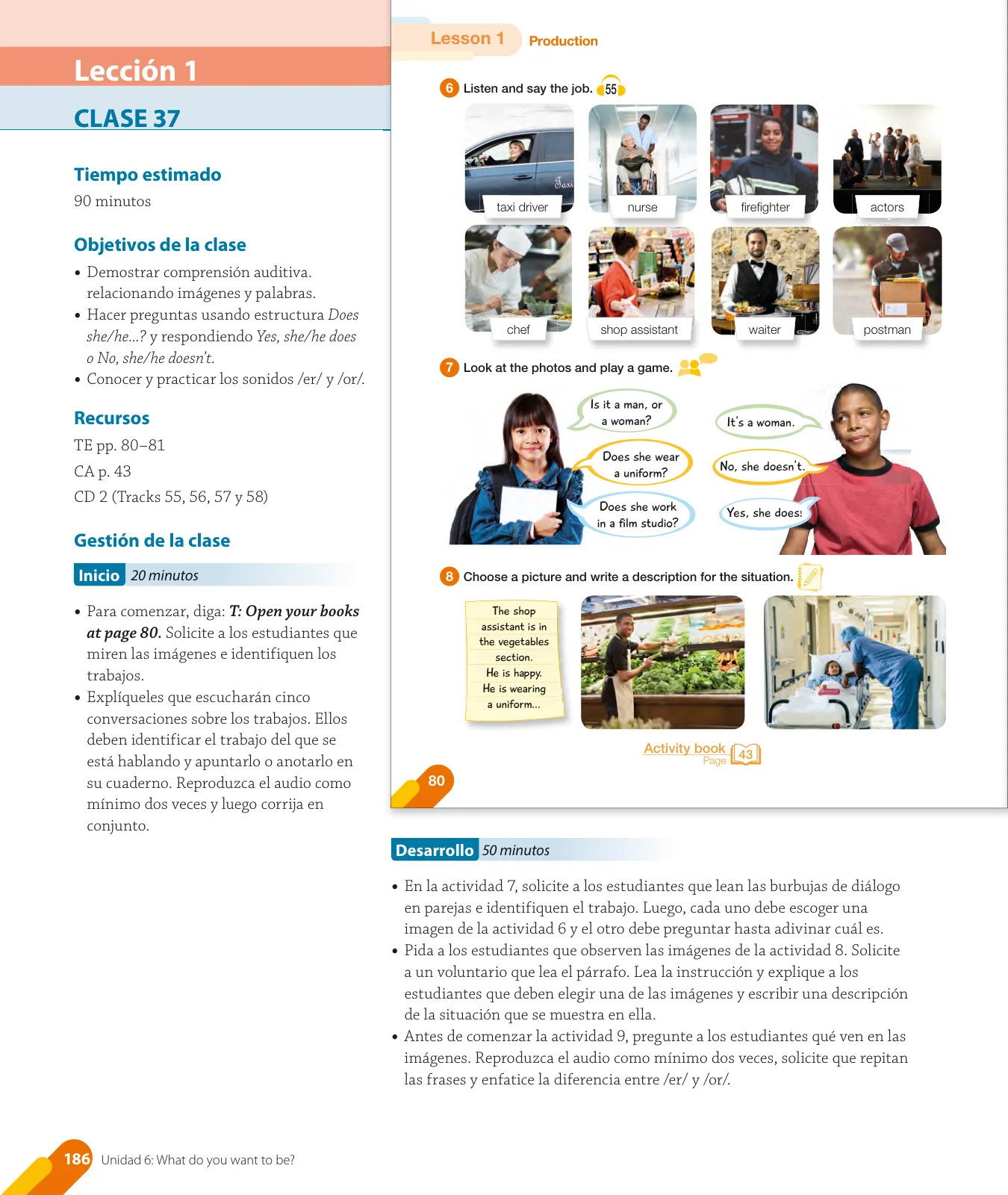 Página 50 de Inglés – Quinto Básico | Texto del Estudiante MINEDUC – Descargar PDF · 2024