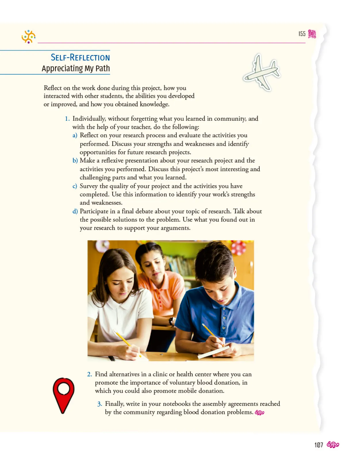 Página 108 de Uérakua anapu uantakua. Projects and Readings. Libro de Educación Secundaria Grado 3° Ciclo Escolar 2025 - 2026