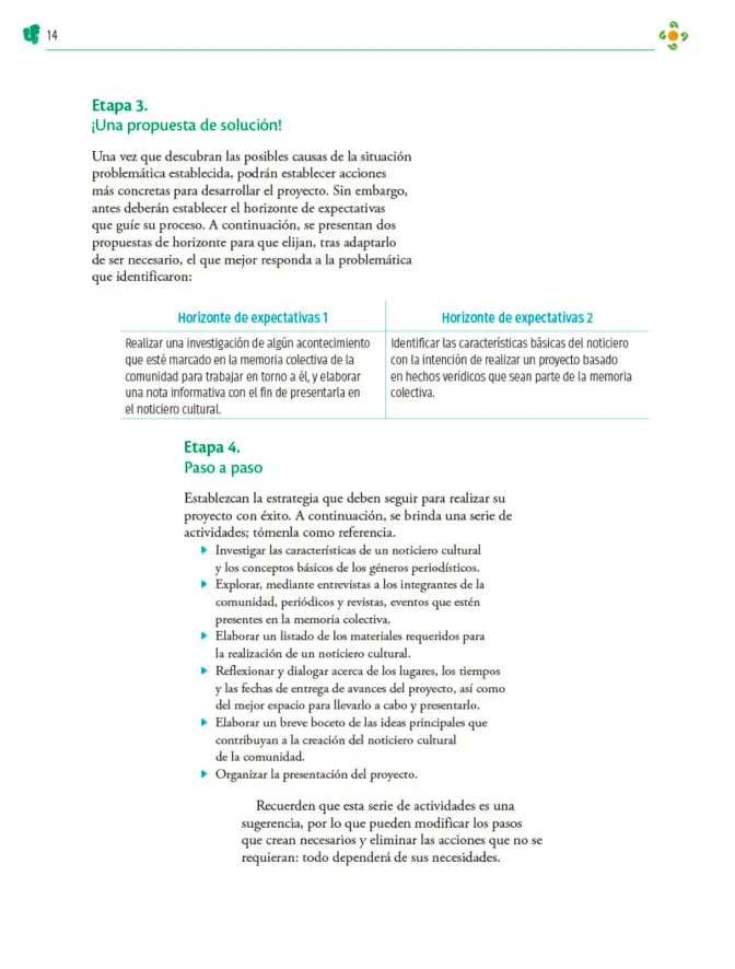 Página 15 de Colección Nanahuatzin. Nuestro libro de Proyectos. Tomo III. Libro de Educación Telesecundaria Grado 3° Ciclo Escolar 2025 - 2026