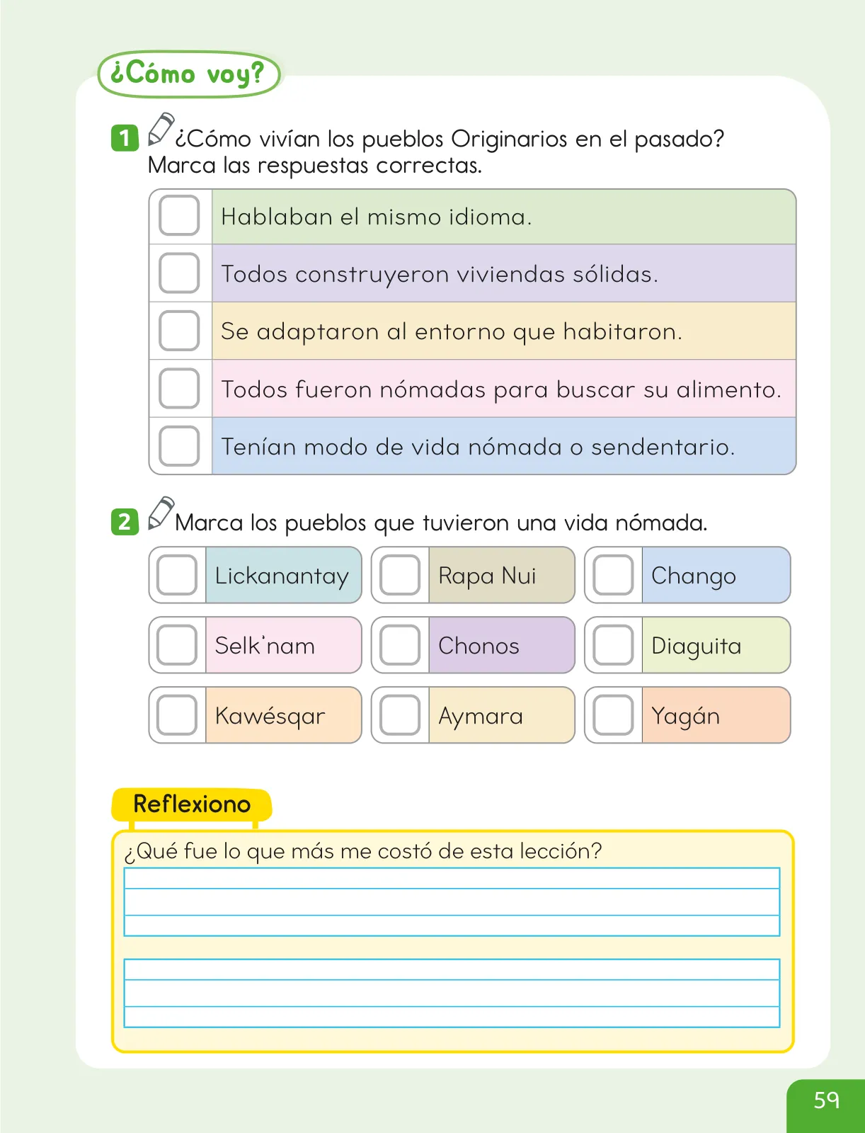 Miniatura página 61 de Historia, Geografía y Ciencias Sociales – Segundo Básico – Texto del Estudiante MINEDUC – Descargar PDF · 2024