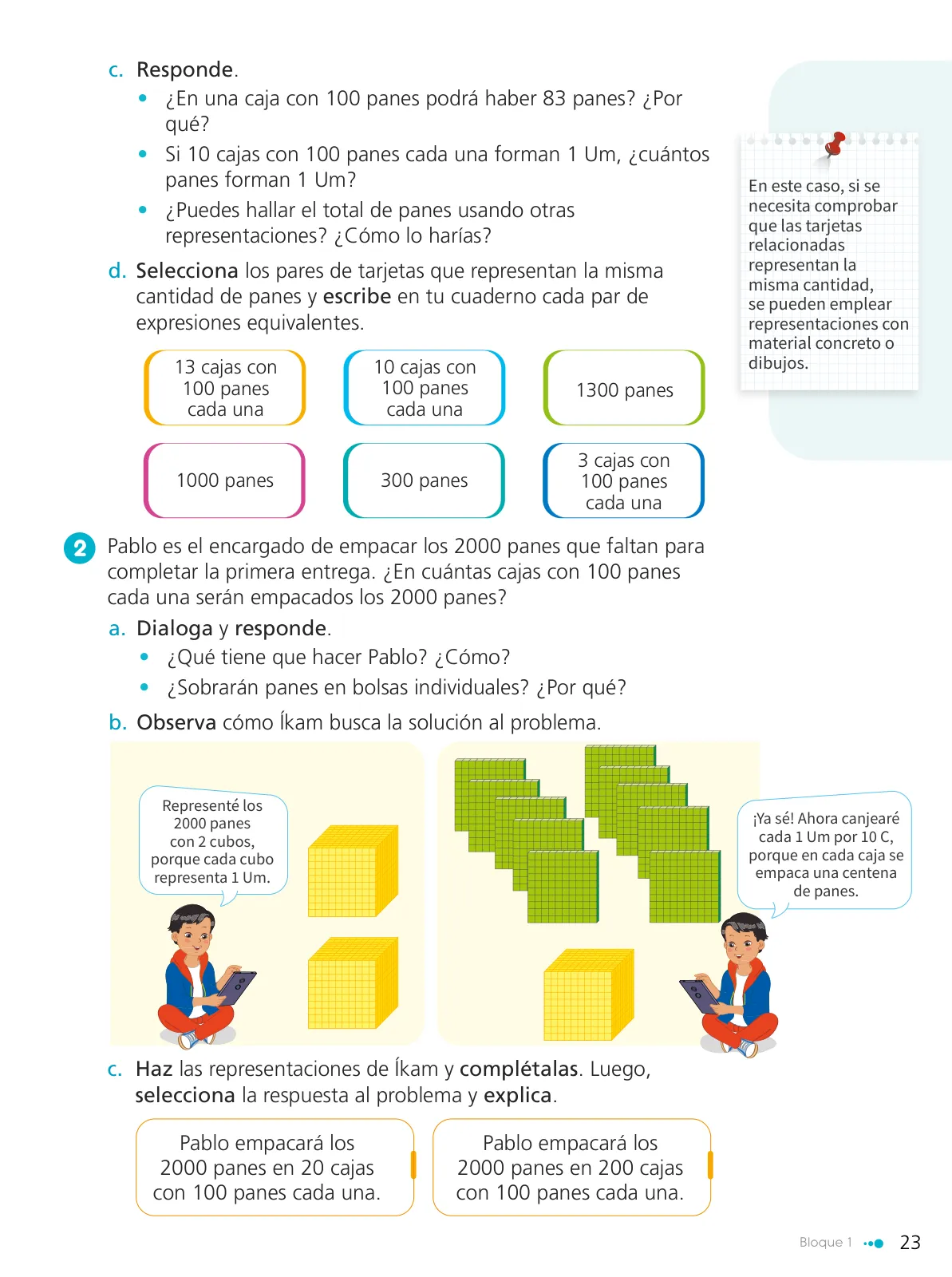 Miniatura página 25 de Texto de Matemática 4. Cuarto grado de Primaria · 2024