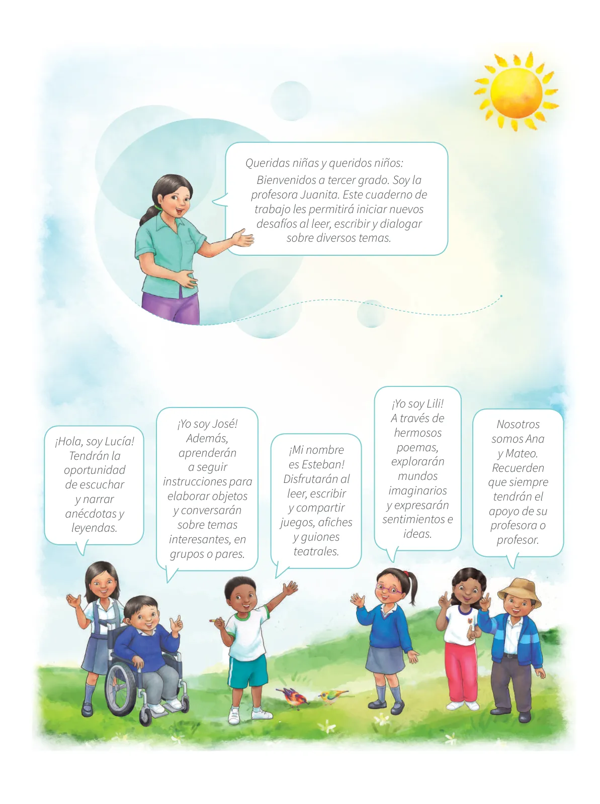 Página 5 de Comunicación 3 : cuaderno de trabajo para tercer grado de Educación Primaria 2019 · 2019