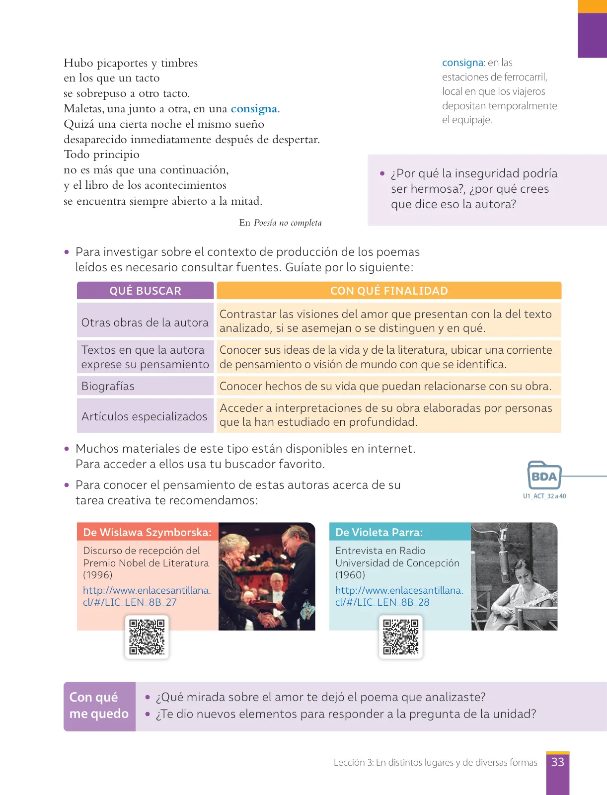 Miniatura página 35 de Lengua y Literatura – Octavo Básico | Texto del Estudiante MINEDUC – Descargar PDF · 2024