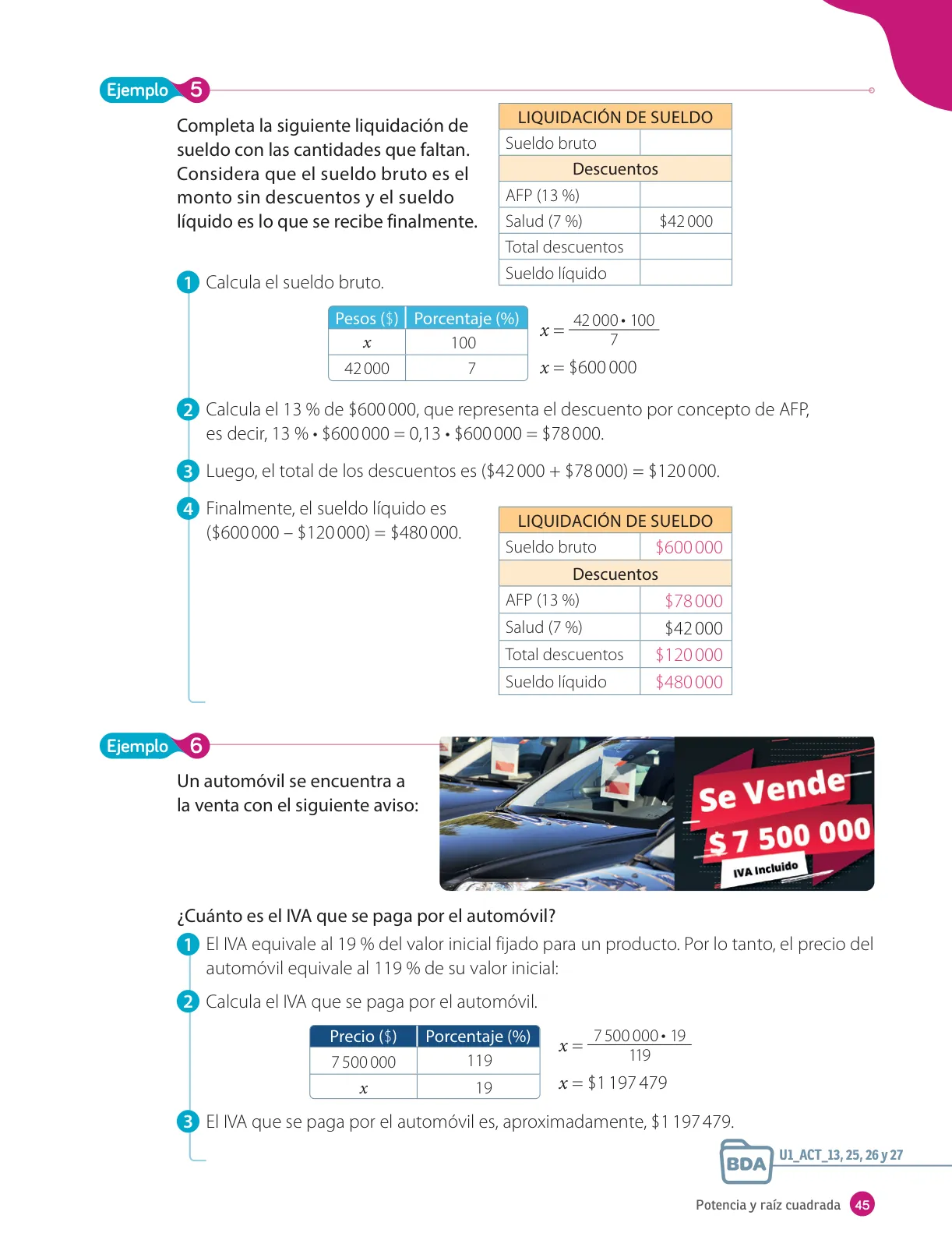 Página 47 de Matemática – Octavo Básico | Texto del Estudiante MINEDUC – Descargar PDF · 2024