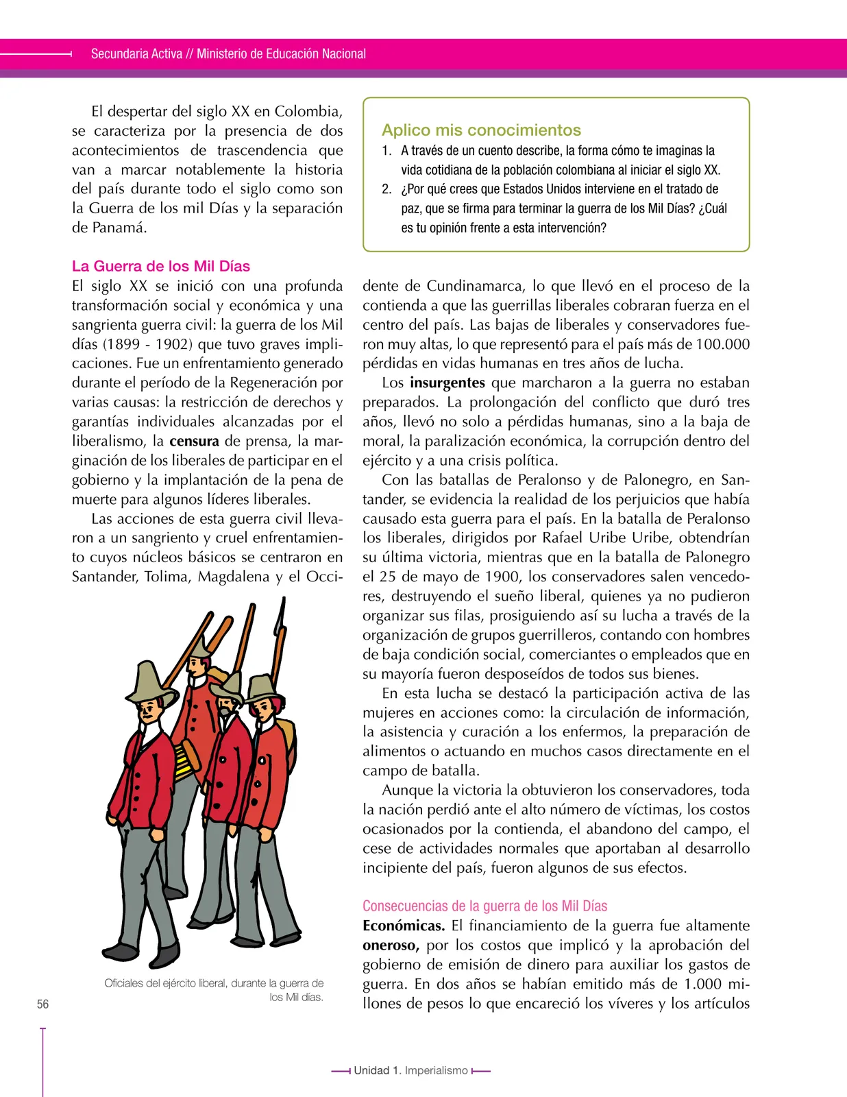 Miniatura página 56 de Ciencias Sociales 9° · Secundaria Activa