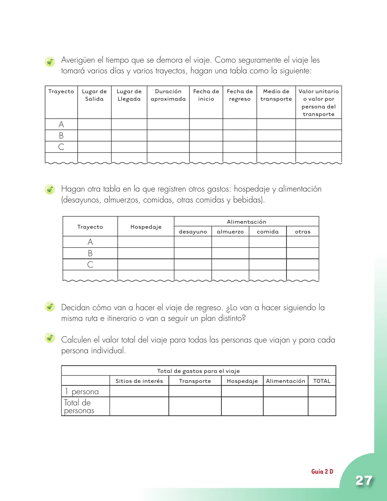 Página 27 de Matematica 4° · Cartilla 01