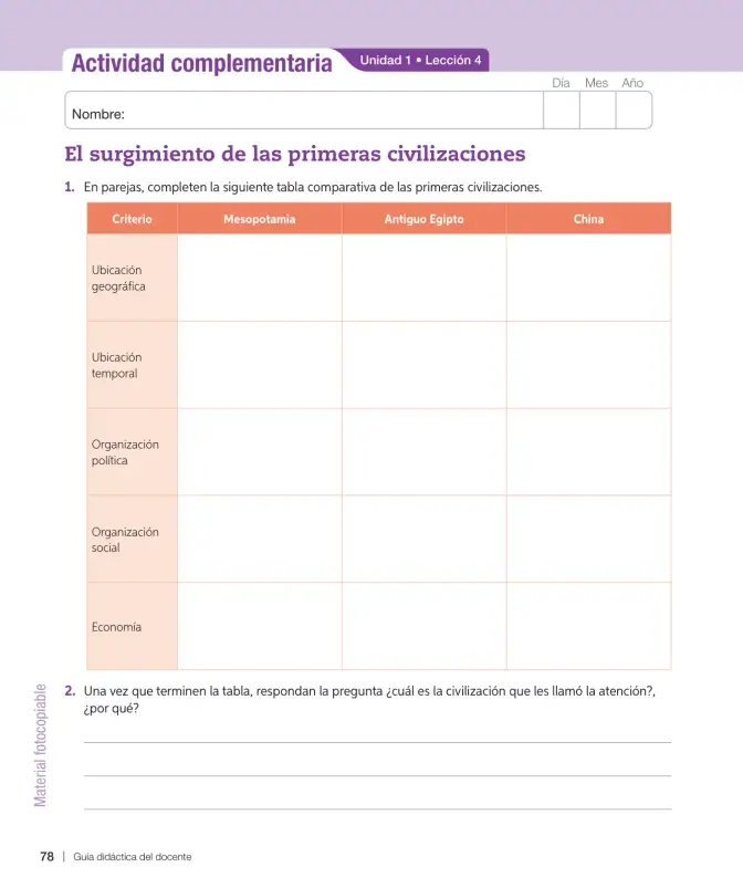 Página 79 de Historia, Geografía y Ciencias Sociales – Séptimo Básico | Texto del Estudiante MINEDUC – Descargar PDF · 2024