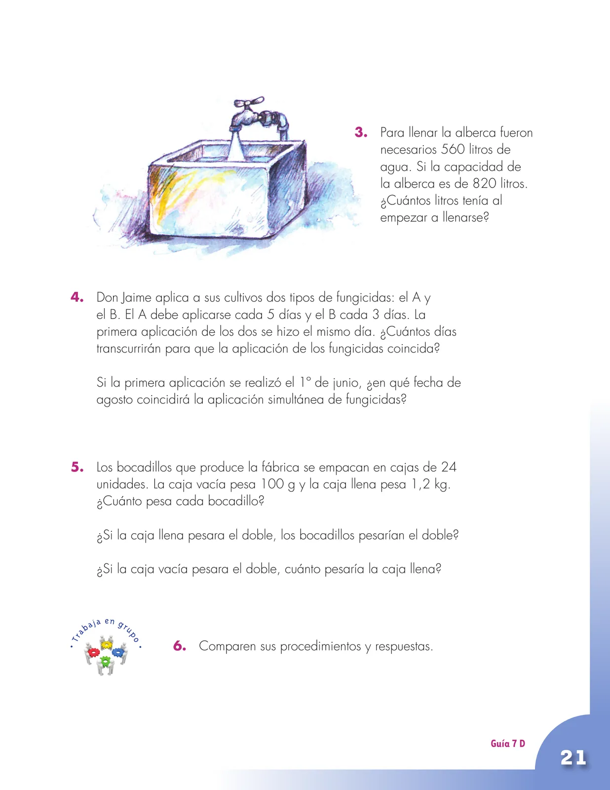 Página 21 de Matematica 5° · Cartilla 02