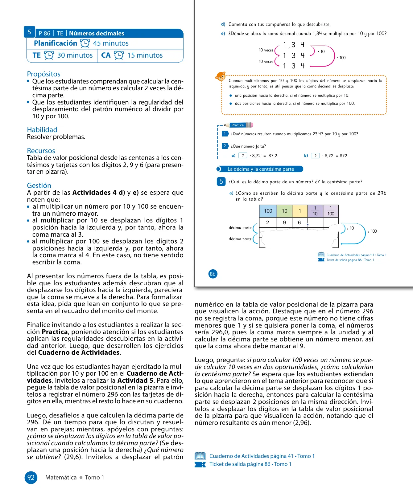 Página 94 de Sumo Primero – Quinto Básico | Texto del Estudiante MINEDUC – Descargar PDF · 2024