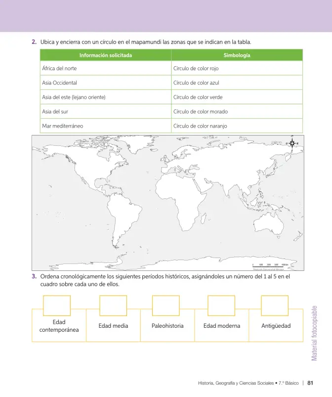 Página 82 de Historia, Geografía y Ciencias Sociales – Séptimo Básico | Texto del Estudiante MINEDUC – Descargar PDF · 2024