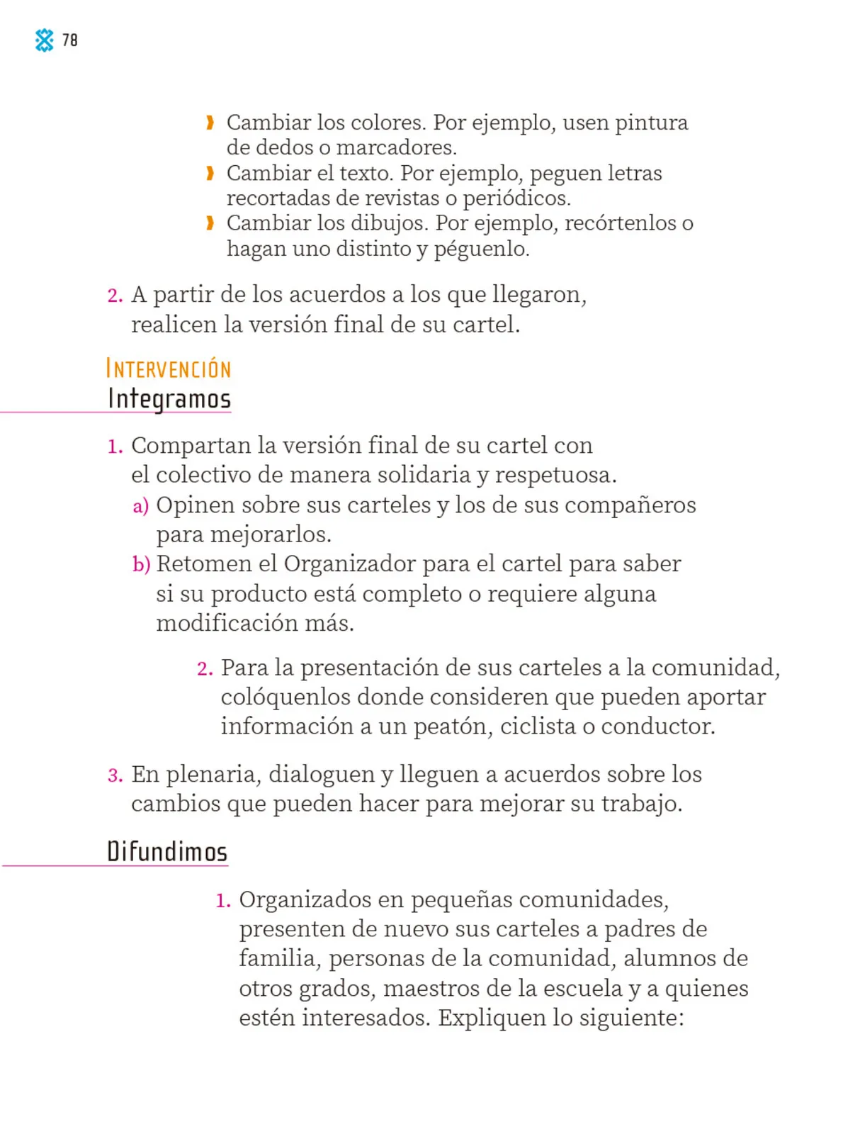 Página 79 de Proyectos Comunitarios.   Libro de Educación Primaria Grado 1°  Ciclo Escolar 2025 - 2026