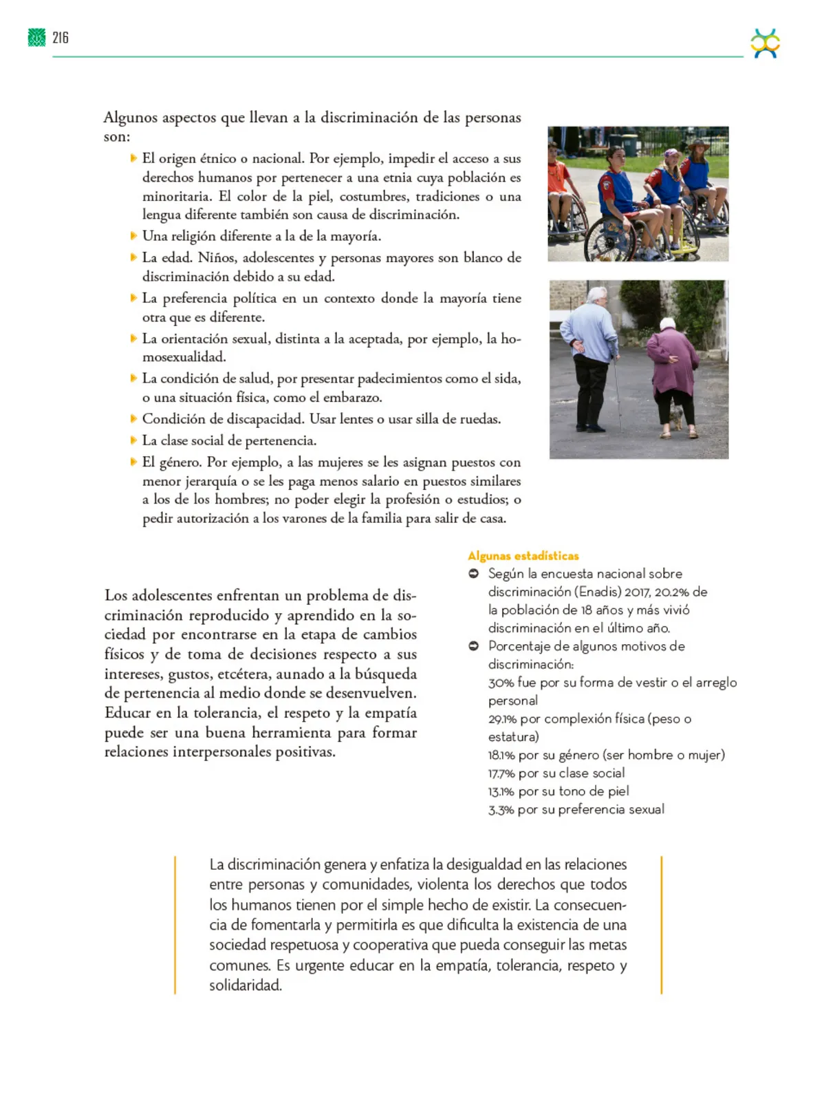 Miniatura página 217 de Colección Sk´asolil. De lo humano y lo comunitario.   Libro de Educación Telesecundaria Grado 2°  Ciclo Escolar 2025 - 2026